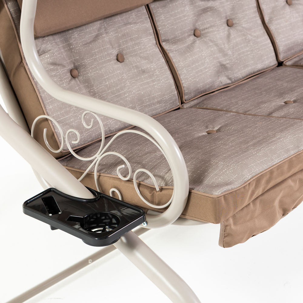 Mizar XL – Dondolo 4 posti trasformabile in letto con tetto