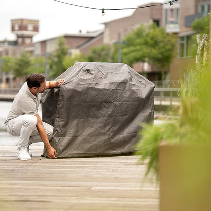 Cover barbecue impermeabile anti UV con chiusura in velcro