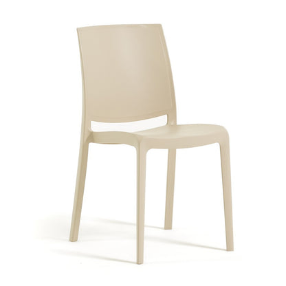 Carmen – sedia in polipropilene dal design lineare