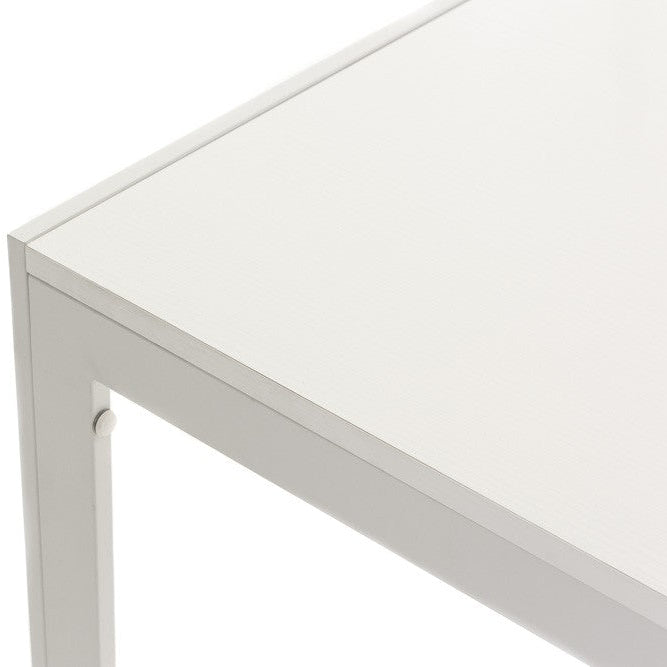 Noah – tavolo in MDF effetto legno e struttura alluminio