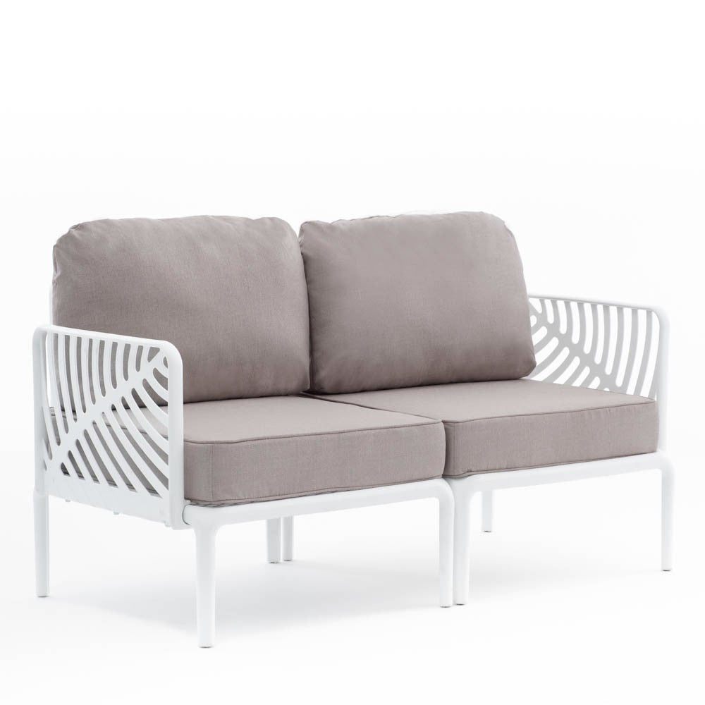 Kenzia – set da giardino di design divano, poltrone, tavolino