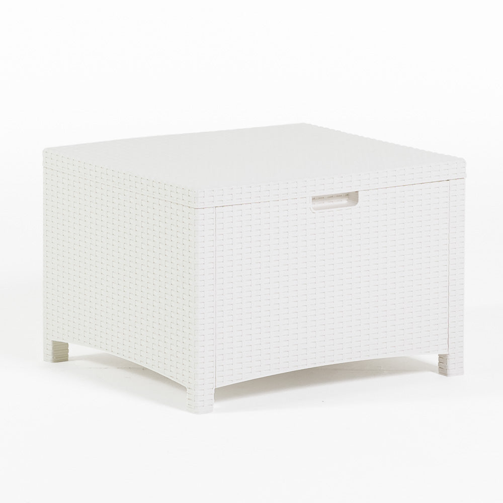 Salina – set relax da giardino 2 posti in polipropilene effetto rattan