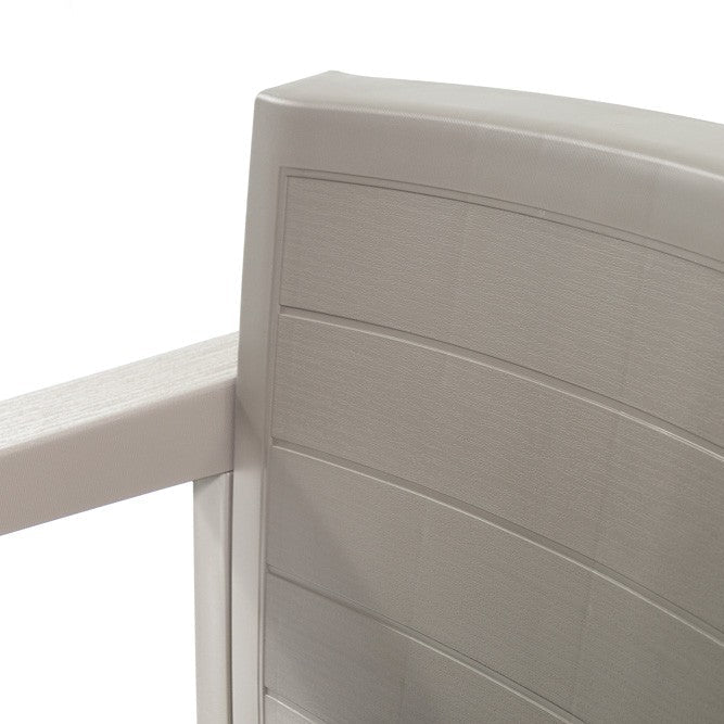 Licata – set da giardino in polipropilene effetto legno