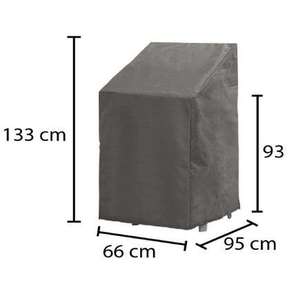 Cover sedie da giardino impermeabile anti UV per 8 sedie impilate