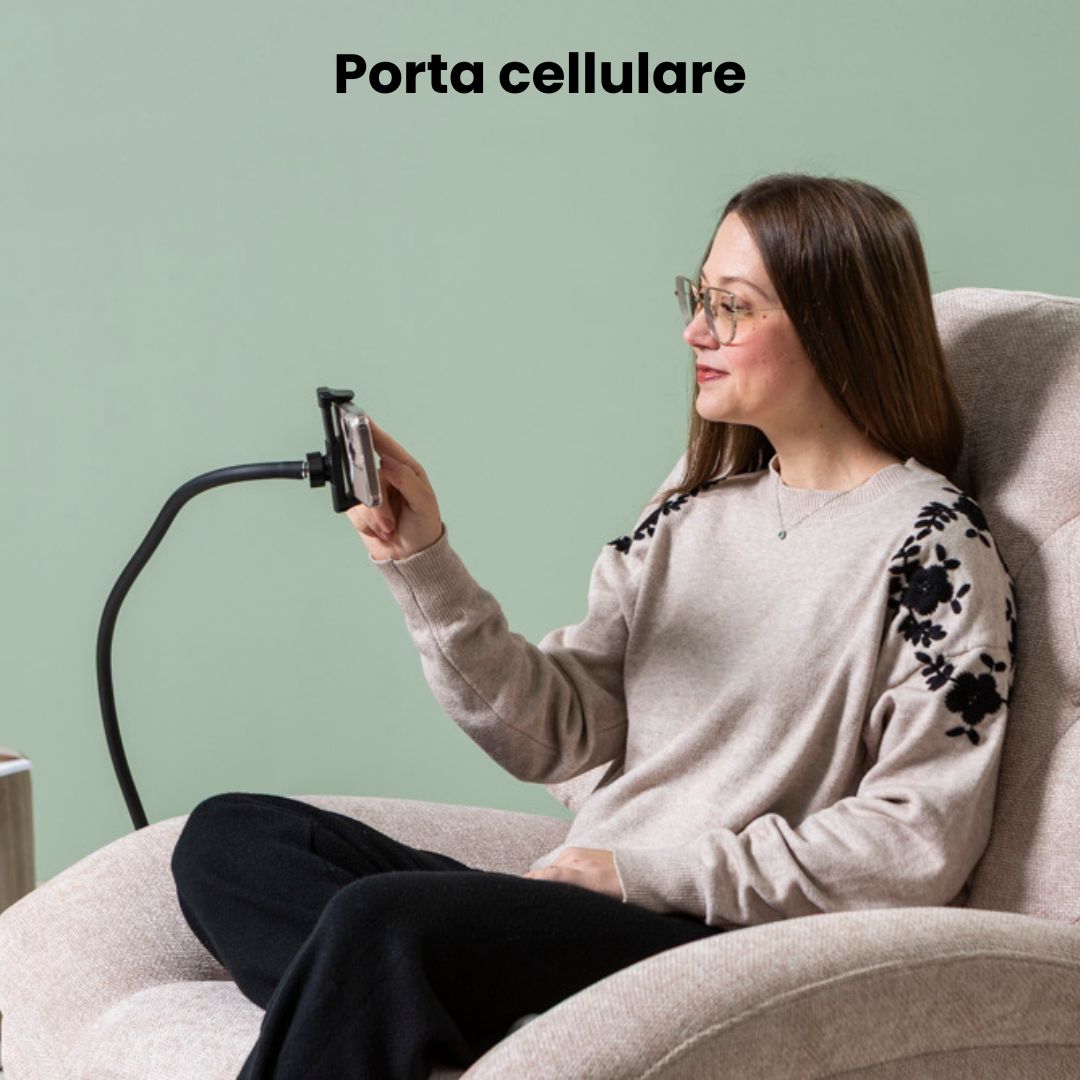 Pina – poltrona relax reclinabile girevole e a Dondolo