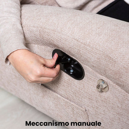 Pina – poltrona relax reclinabile girevole e a Dondolo