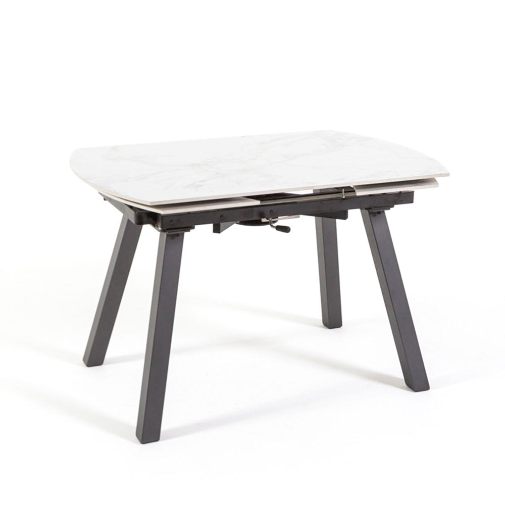 Ricky – tavolo allungabile in ceramica effetto marmo