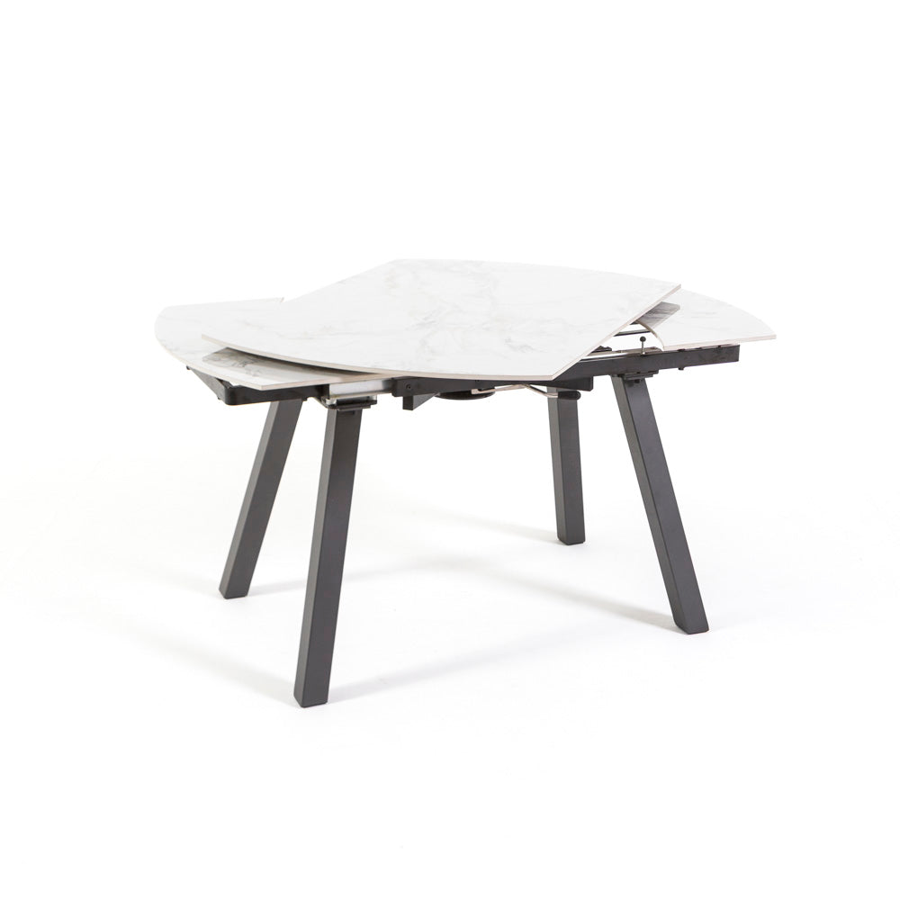 Ricky – tavolo allungabile in ceramica effetto marmo