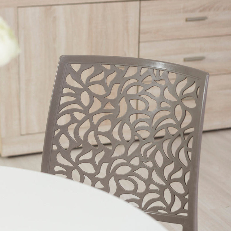 Orlando – tavolo in melaminico con base tulip in metallo