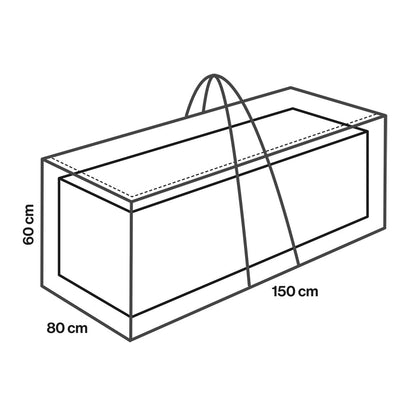 Sacca porta cuscini esterno, dimensione 150x80x60h cm