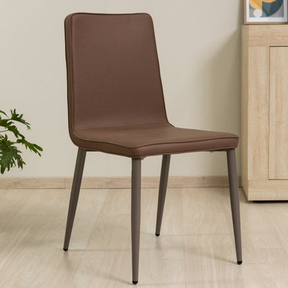 Mina – sedia imbottita in tessuto con struttura in legno