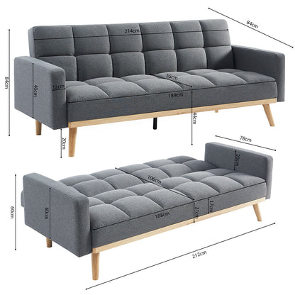 Urban – divano letto trasformabile con materasso in schiuma