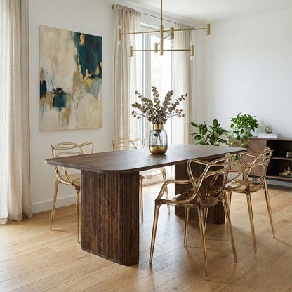 Lele – tavolo in legno massello di mango 200x100 cm