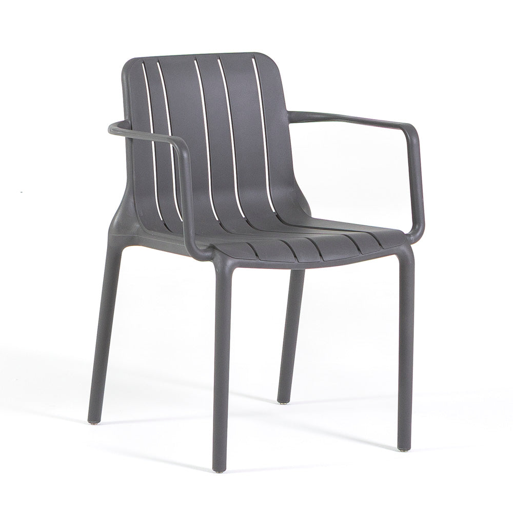 Zeno & Ginny set pranzo da balcone con tavolo 80x80 e 4 sedie
