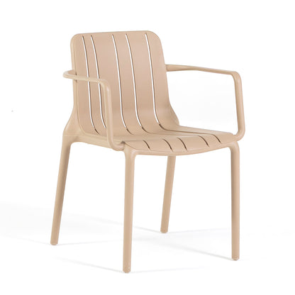 Zeno & Ginny set pranzo da balcone con tavolo 80x80 e 4 sedie