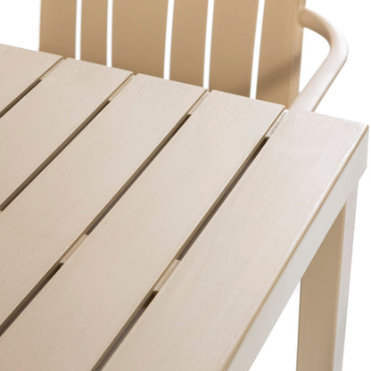 Zeno & Ginny set pranzo da balcone con tavolo 80x80 e 4 sedie