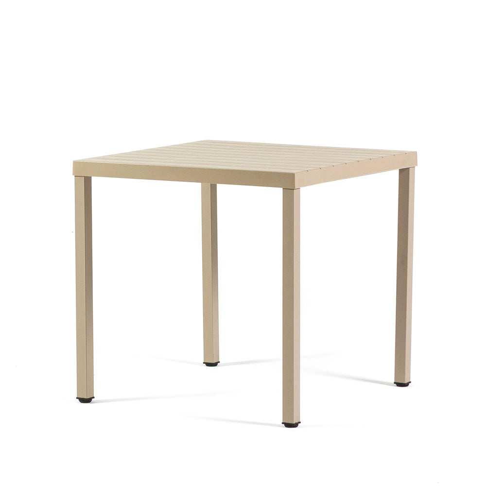 Zeno & Ginny set pranzo da balcone con tavolo 80x80 e 4 sedie