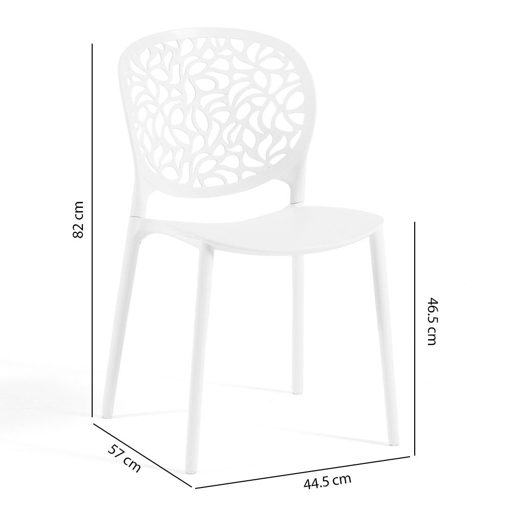 Leda – sedia in polipropilene dal design naturale