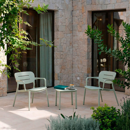 Dora – set relax da giardino con 2 poltrone e tavolino