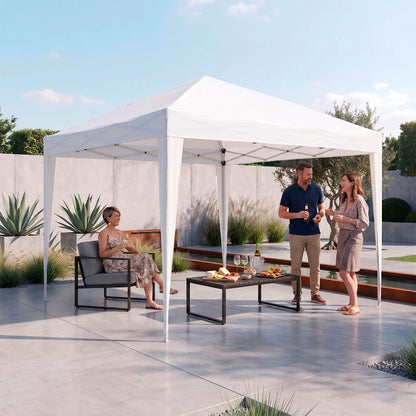 Calima – gazebo pieghevole 3x3 m con apertura rapida a fisarmonica