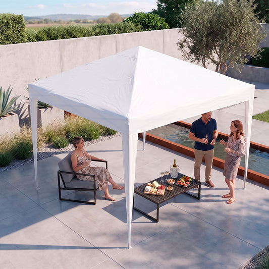 Calima – gazebo pieghevole 3x3 m con apertura rapida a fisarmonica