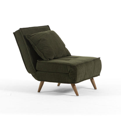Cozy – divano letto in tessuto trapuntato con apertura facile