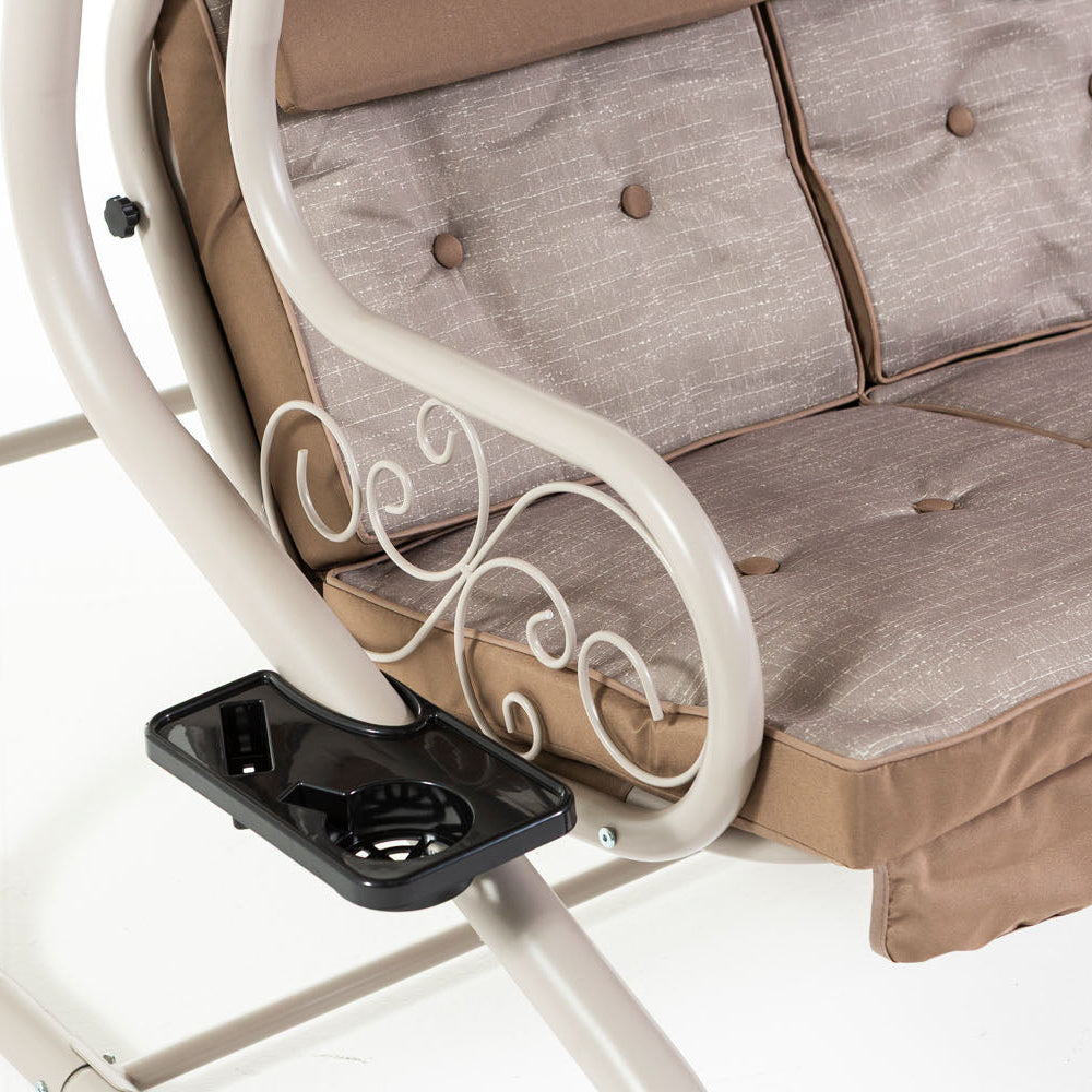 Mizar XL – Dondolo 4 posti trasformabile in letto con tetto