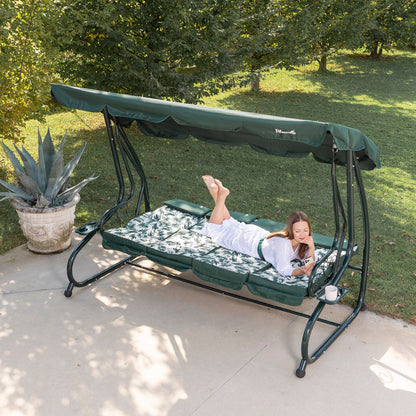 Mizar XL – Dondolo 4 posti trasformabile in letto con tetto