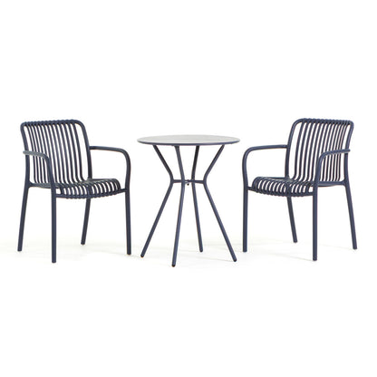 Nathan & Simona set pranzo balcone con tavolino con 2 sedie