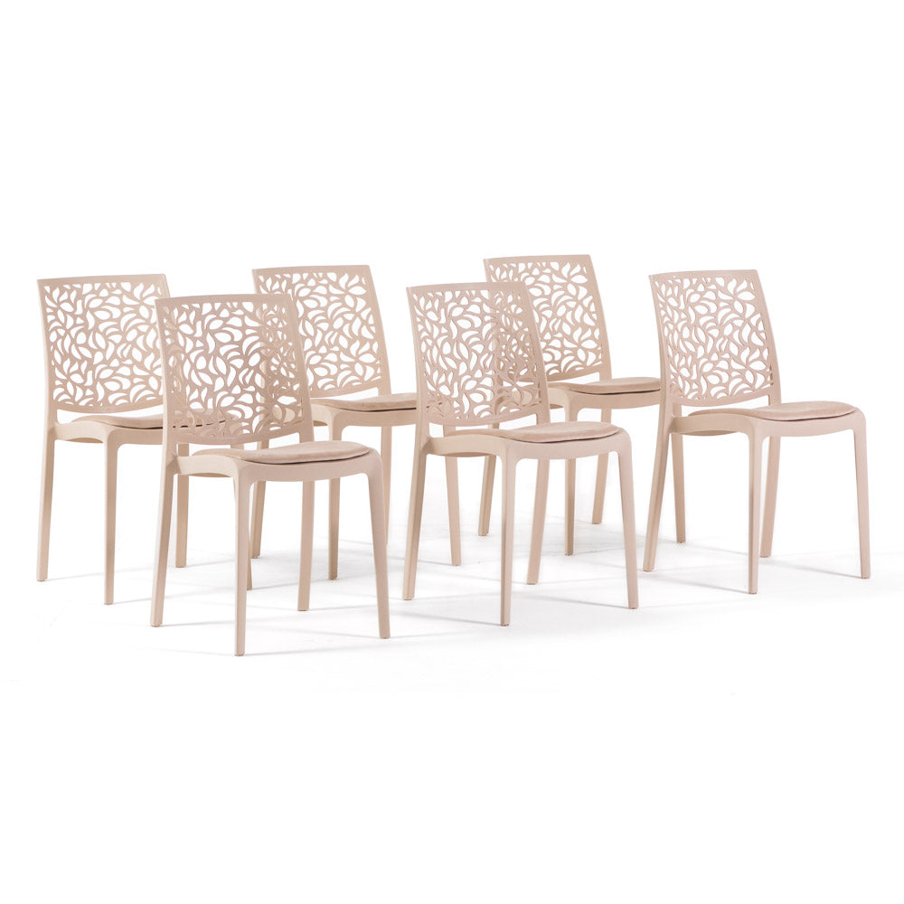 Sedia Anna soft, colore crema, colore crema