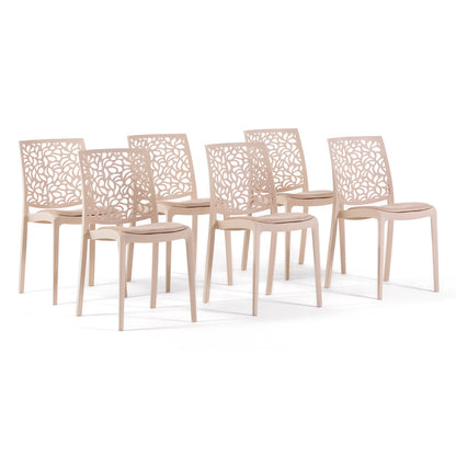 Sedia Anna soft, colore crema, colore crema
