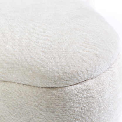 Lucky – pouf in velluto con micro glitter e maniglia laterale