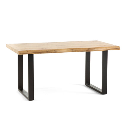 Dexter – tavolo in melaminico con gambe a U in metallo, dimensione 160x90 cm