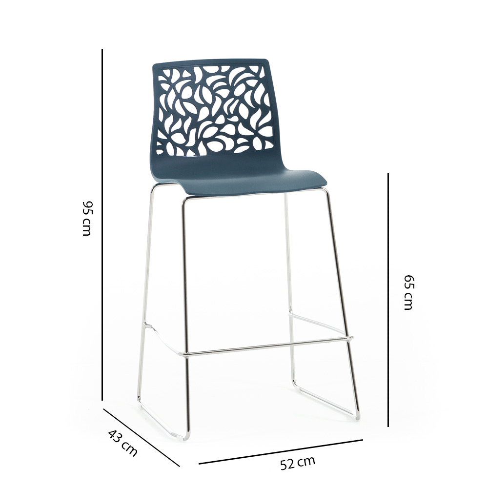 Anna XL – sgabello da cucina moderno in polipropilene