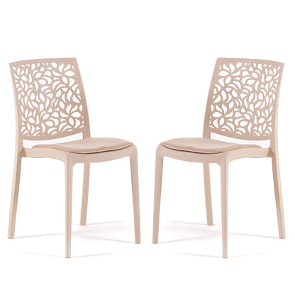 Sedia Anna soft, colore crema, colore crema