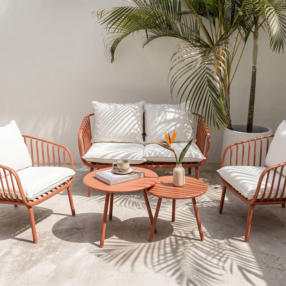 Bellagio – set da giardino 5 pezzi con divanetto e poltrone