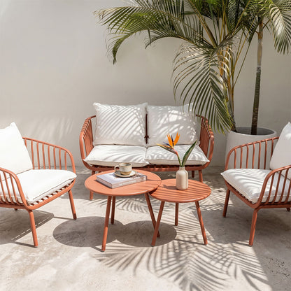 Bellagio – set da giardino 5 pezzi con divanetto e poltrone