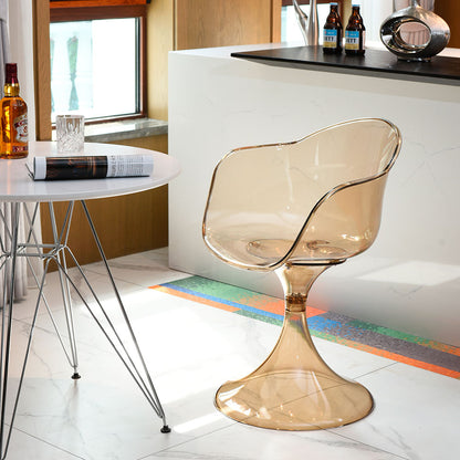 Kiara – sedia in policarbonato con gambe a tulip