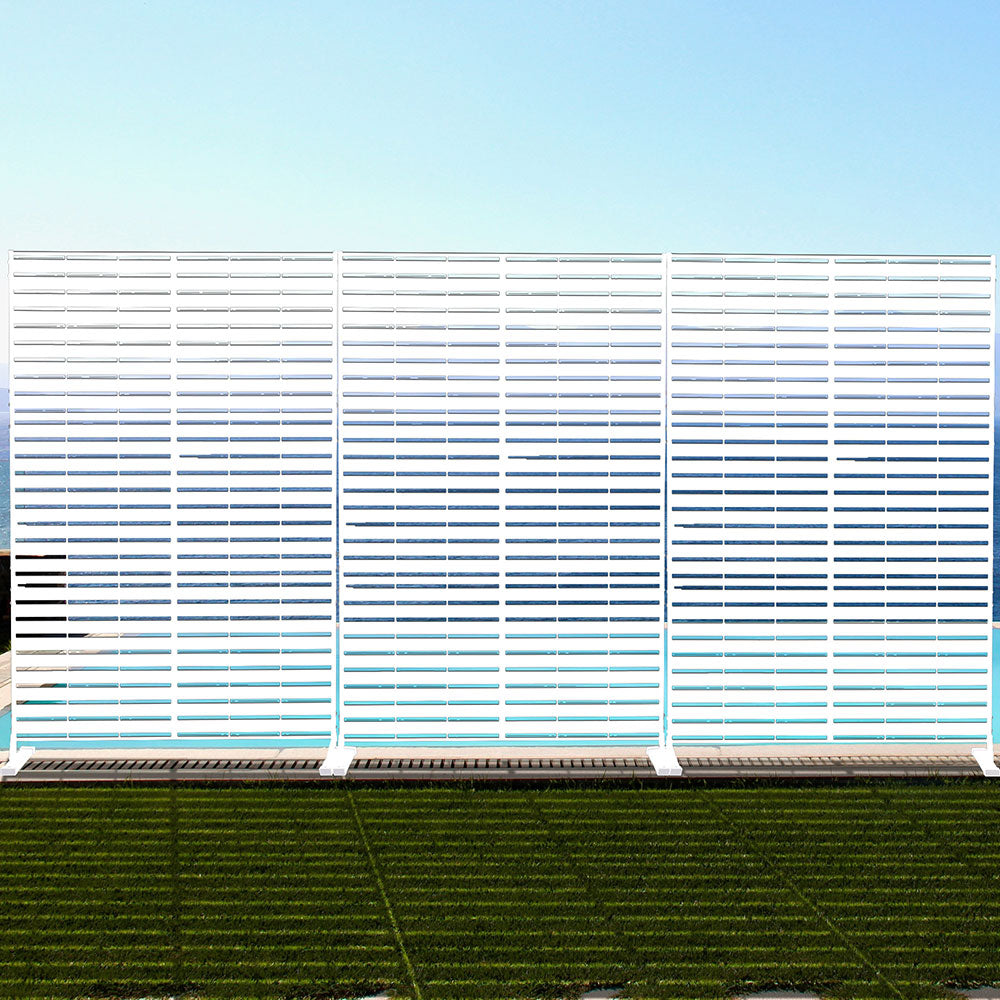 Separè in acciaio zincato modulabile per interni ed esterni