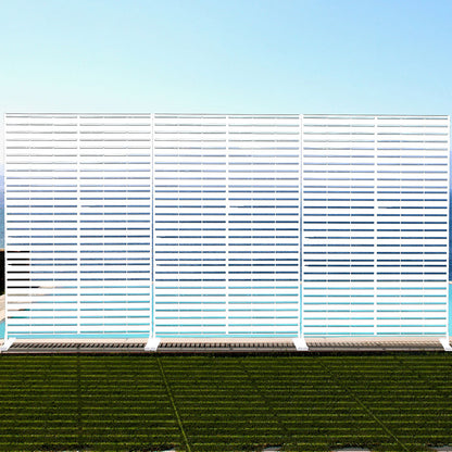 Separè in acciaio zincato modulabile per interni ed esterni