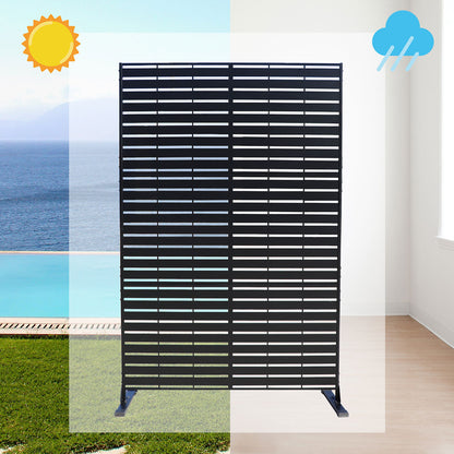 Separè in acciaio zincato modulabile per interni ed esterni