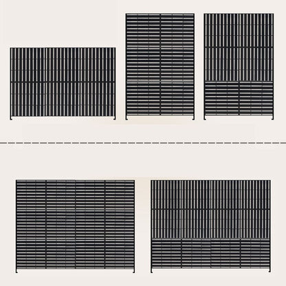 Separè in acciaio zincato modulabile per interni ed esterni