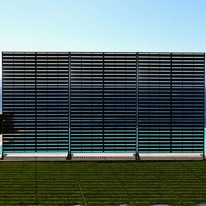 Separè in acciaio zincato modulabile per interni ed esterni