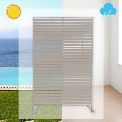 Separè in acciaio zincato modulabile per interni ed esterni