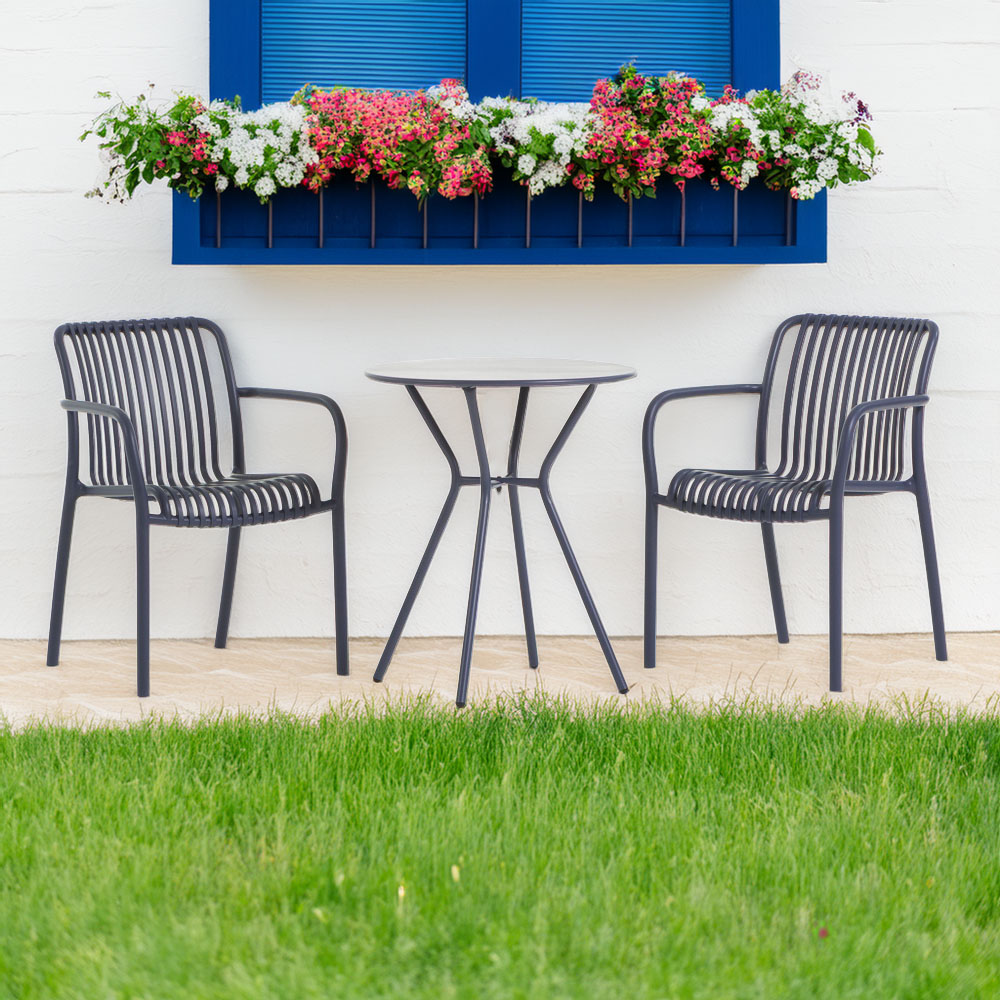 Nathan & Simona set pranzo balcone con tavolino con 2 sedie