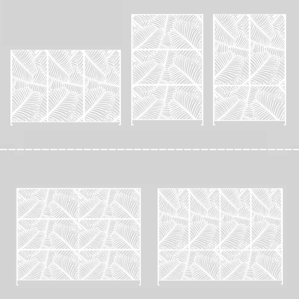 Separè in acciaio zincato modulabile per interni ed esterni