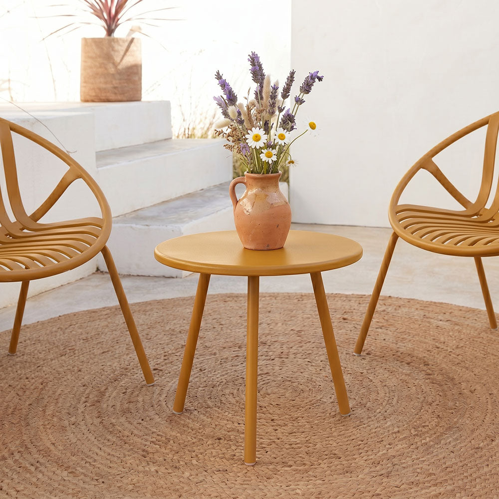 Tilde – set da giardino con 2 poltrone e tavolino Ø50 cm